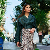 ZÜMRÜT DERİ CEKET